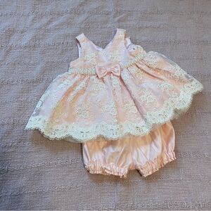 American Princess | Pink Lace Baby Girl Dress
